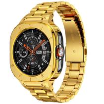 Pulseira e Case BAITEYOU em Aço Inoxidável para Relógio Samsung de 47mm Pulseira e Case BAITEYOU em Aço Inoxidável para Relógio Samsung de 47mm
