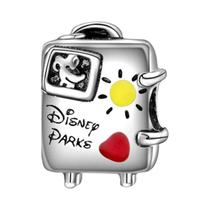 Pulseira E Colar De Charms Do Mickey Da Disney Em Prata Esterlina 925, Acessórios De Joias DIY,