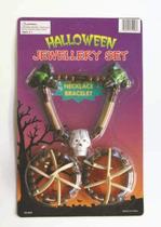 Pulseira e colar de dentes de Halloween, acessório de festa, traje RG Pulseira e colar de dentes de Halloween, acessório de festa, traje RG