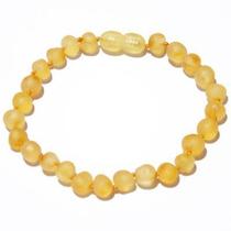 Pulseira e Tornozeleira 18cm Âmbar Báltico Limão Não Polido