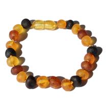 Pulseira e Tornozeleira Infantil 15cm Âmbar Báltico Misto Não Polido Pulseira e Tornozeleira Infantil 15cm Âmbar Báltico Misto Não Polido