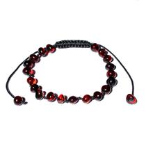 Pulseira e Tornozeleira Regulável (15cm) Âmbar Báltico Cereja Polido Pulseira e Tornozeleira Regulável (15cm) Âmbar Báltico Cereja Polido