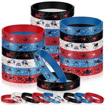 Pulseira Ecally Silicone Spider Party Favors 24 unidades Pulseira Ecally Silicone Spider Party Favors 24 unidades