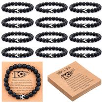 Pulseira Ecation 12 Sets Lava Stone Soccer 18 cm