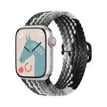 Pulseira Elástica de Nylon Trançado para Apple Watch - 41mm, 42mm, 44mm, 45mm e 49mm