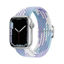 Pulseira Elástica de Nylon Trançado para Apple Watch - 41mm, 42mm, 44mm, 45mm e 49mm