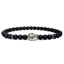 Pulseira Elástica Feminina De Buda Prata Pulseira Elástica Feminina De Buda Prata