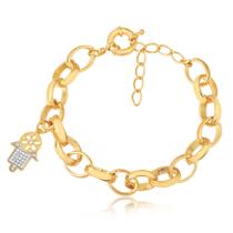 Pulseira ellum mão de fátima