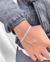 Pulseira Elo duplo 4 mm - PRATA 925
