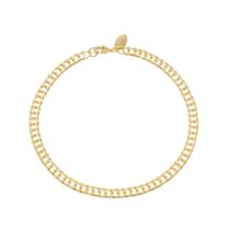 Pulseira Elo Duplo Banhada A Ouro 18K