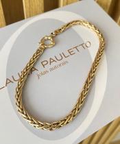 Pulseira Elo Palmeira em Ouro 10K