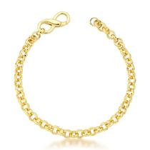 Pulseira elo português e fecho infinito Pulseira elo português e fecho infinito