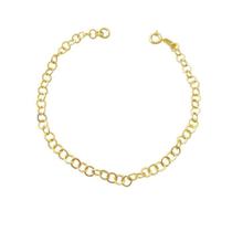 Pulseira Elo Português Fino Médio 19 cm Pulseira Elo Português Fino Médio 19 cm