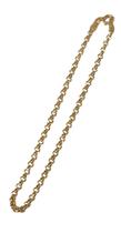 Pulseira elo português ouro 18k amarelo com 18cm Pulseira elo português ouro 18k amarelo com 18cm