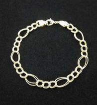 Pulseira Elos 3x1 Entrelaçados Banho Ouro Rosé 18k 3429