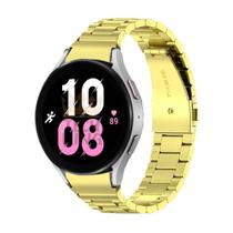 Pulseira elos com gomos aço para galaxy watch 5 44mm + Pel. Pulseira elos com gomos aço para galaxy watch 5 44mm + Pel.