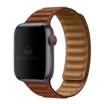 Pulseira Elos Couro Browness Compatível Com Apple Watch
