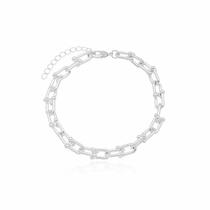Pulseira Elos Detalhes Luxo Ouro 18k