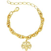 Pulseira elos entrelaçados e pingente arvore da vida Pulseira elos entrelaçados e pingente arvore da vida