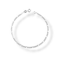 Pulseira Elos Flat 3x1 2mm - Prata 925 Legítima Pulseira Elos Flat 3x1 2mm - Prata 925 Legítima