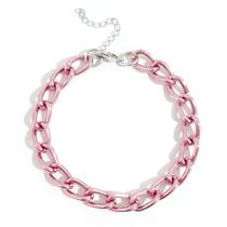 Pulseira Elos Groumett Metalizada Rosa