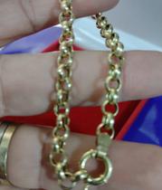 Pulseira Elos Português Fecho Boia Grande Ouro 18 Kilates Peso 6.30 Gramas 5 mm 19 Cm Pulseira Elos Português Fecho Boia Grande Ouro 18 Kilates Peso 6.30 Gramas 5 mm 19 Cm