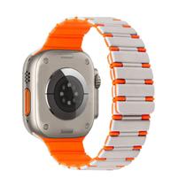 Pulseira Elos Silicone Dupla Cor Compatível Com Apple Watch