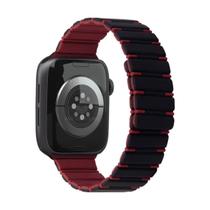 Pulseira Elos Silicone Dupla Cor Compatível Com Apple Watch