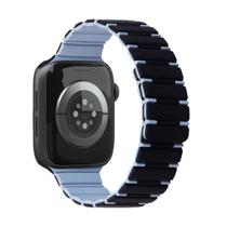 Pulseira Elos Silicone Dupla Cor Compatível Com Apple Watch