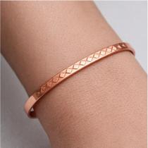 Pulseira em Cobre Puro Linha Copper Style Variações de Modelos Ajustavel e Unissex