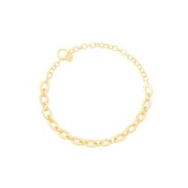 Pulseira em Ouro 18K Elos Arredondados - AU13292