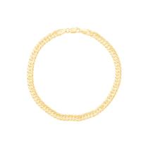 Pulseira em Ouro 18K Elos Grumet Duplo - AU13172 Pulseira em Ouro 18K Elos Grumet Duplo - AU13172