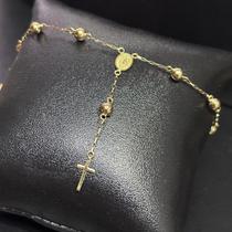 Pulseira em Ouro 18K Terço de mão Pulseira em Ouro 18K Terço de mão