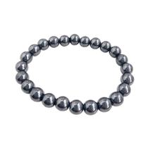 Pulseira Em Pedra Hematita 8Mm Saúde Masculina Feminina