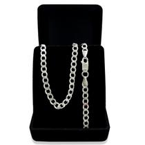 Pulseira Em Prata 925 Legítima Grumet 1x1 Maciça Masculina