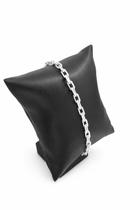 Pulseira Em Prata 925Cadeado Mod. Italiana 4mm 20cm