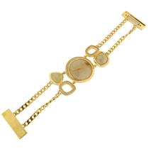 Pulseira em quartzo rutilado dourado Pulseira em quartzo rutilado dourado