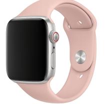 Pulseira em silicone para smartwatch Sport tamanhos 38 a 49mm, séries 1,2,3,4,5,6,7,8,9,10,11 SE, Ultra1, Ultra2, Ultra3 1ª,2ª,3ª gerac.