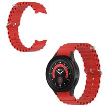 Pulseira Encaixe Curvo Ondulada Para Galaxy Watch 5 pro 45mm