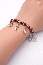 Pulseira Espiritual Orixá Ogum Vermelho Proteção Força Coragem Espiritual