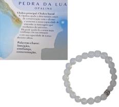 Pulseira Espiritual Pedra da Lua Intuição Feminilidade Equilíbrio Emocional