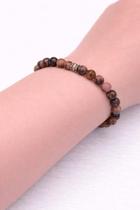 Pulseira Espiritual Pedra Rodonita Amor Equilíbrio Cura Emocional