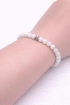 Pulseira Espiritual Pedra Selenita Branca Purificação Paz Elevação Espiritual