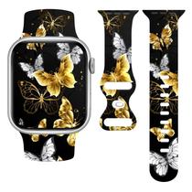 Pulseira Esportiva Butterfly para Apple Watch Series 1-9 (42-49mm)