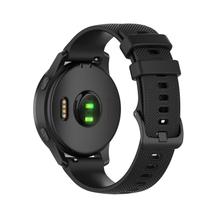Pulseira esportiva com pulseira de silicone para Garmin Vivoactive 4/Venu 2/Forerunner 255