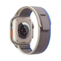 Pulseira Esportiva De Nylon De 49mm 46mm 42mm 41mm Para Apple Watch Series 1 2 3 4 5 6 7 SE iWatch