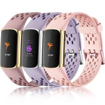 Pulseira esportiva de reposição compatível com Maledan Fitbit Charge 5/6