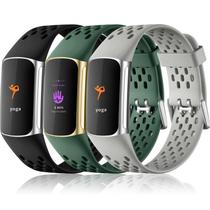 Pulseira esportiva de reposição compatível com Maledan Fitbit Charge 5/6