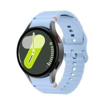 Pulseira Esportiva De Silicone De 40 Mm 44 Mm Para Samsung Galaxy Watch 7 FE 5 pro 6 4 Classic