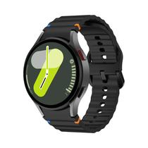 Pulseira Esportiva De Silicone De 40 Mm 44 Mm Para Samsung Galaxy Watch 7 FE 5 pro 6 4 Classic